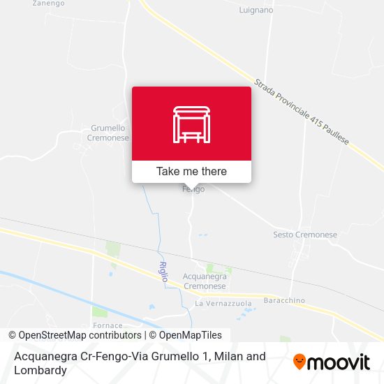 Acquanegra Cr-Fengo-Via Grumello 1 map