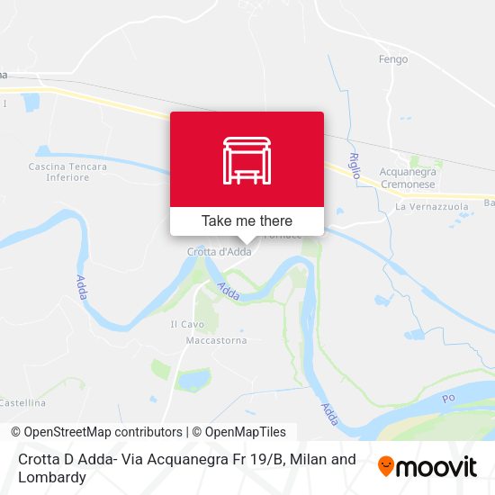Crotta D Adda- Via Acquanegra Fr 19 / B map