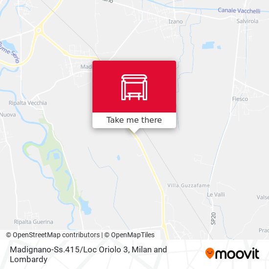 Madignano-Ss.415/Loc Oriolo 3 map