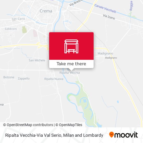 Ripalta Vecchia-Via Val Serio map