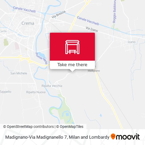 Madignano-Via Madignanello 7 map