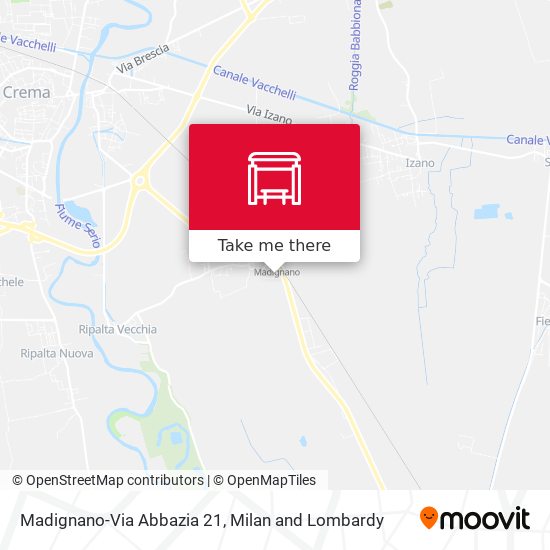 Madignano-Via Abbazia 21 map