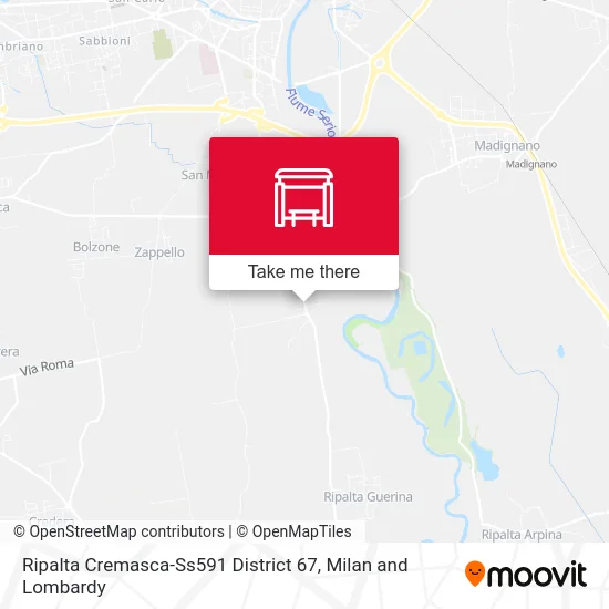 Ripalta Cremasca-Ss591 District 67 map