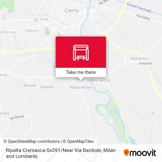 Ripalta Cremasca-Ss591 / Near Via Bardiole map