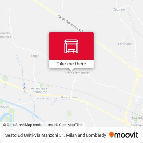 Sesto Ed Uniti-Via Manzoni 51 map