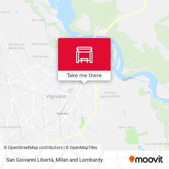 San Giovanni Libertà map