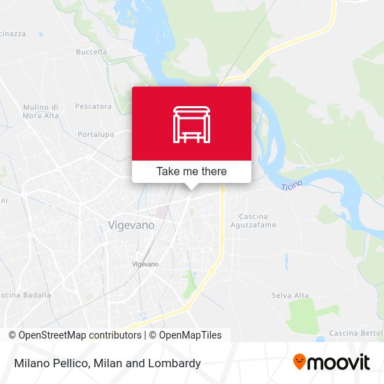Milano Pellico map