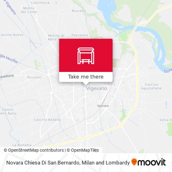 Novara Chiesa Di San Bernardo map