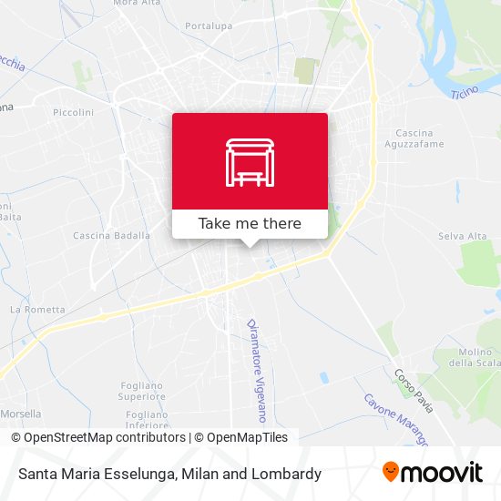 Santa Maria Esselunga map