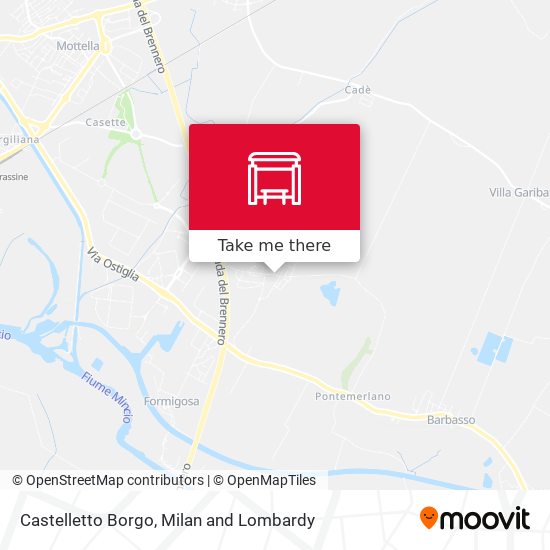 Castelletto Borgo map