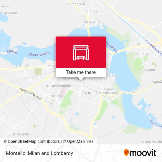 Montello map