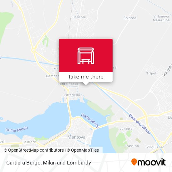 Cartiera Burgo map