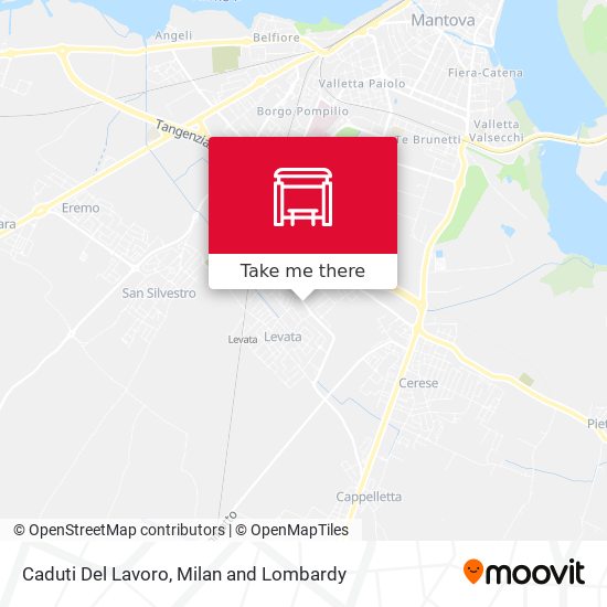 Caduti Del Lavoro map