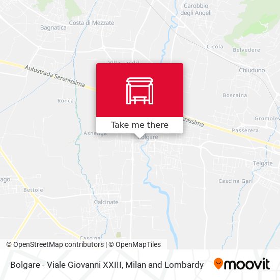 Bolgare - Viale Giovanni XXIII map