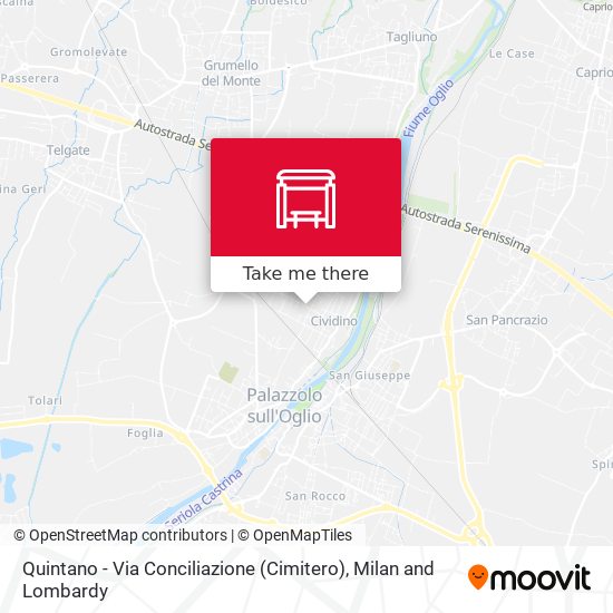 Quintano - Via Conciliazione (Cimitero) map