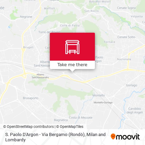 S. Paolo D'Argon - Via Bergamo (Rondò) map