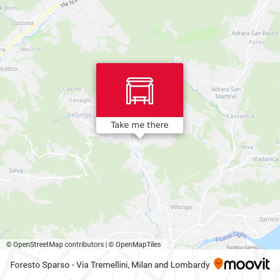 Foresto Sparso - Via Tremellini map