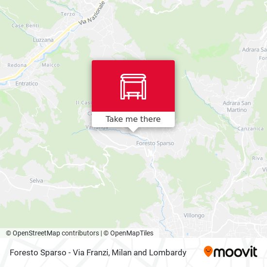 Foresto Sparso - Via Franzi map