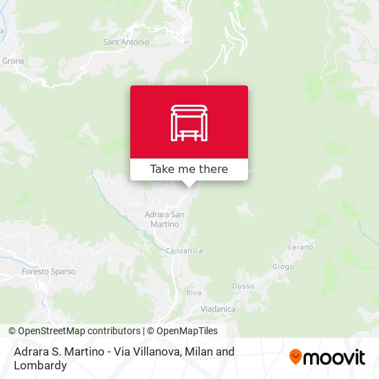 Adrara S. Martino - Via Villanova map