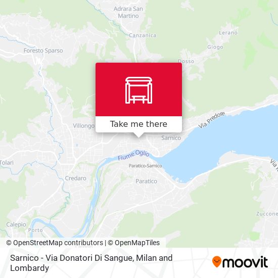 Sarnico - Via Donatori Di Sangue map
