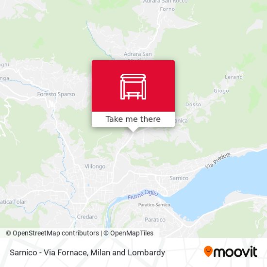 Sarnico - Via Fornace map