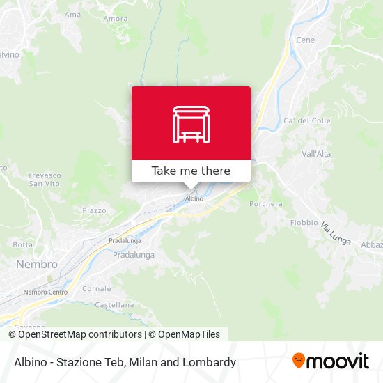 Albino - Stazione Teb map