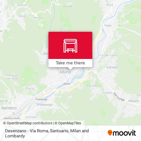 Desenzano - Via Roma, Santuario map