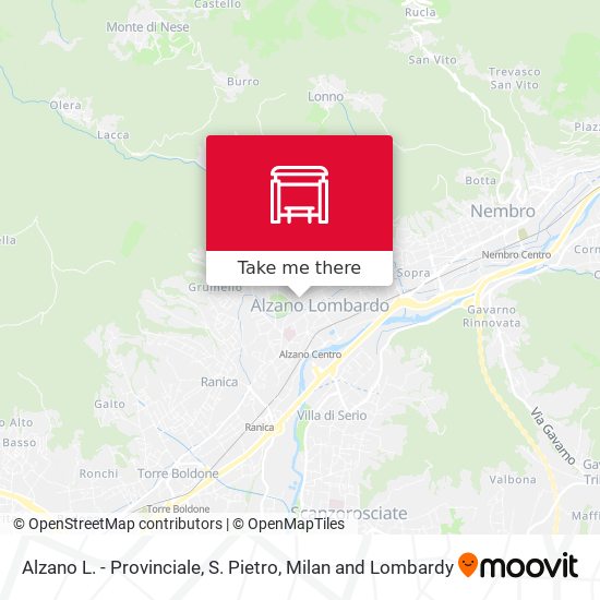 Alzano L. - Provinciale, S. Pietro map