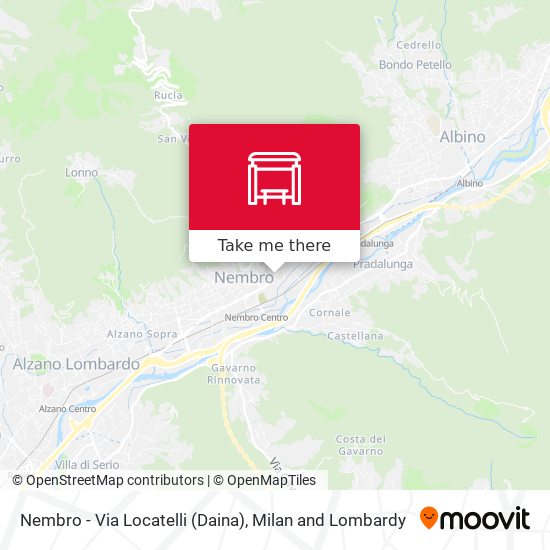 Nembro - Via Locatelli (Daina) map