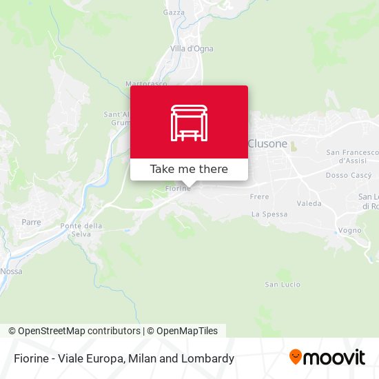 Fiorine - Viale Europa map