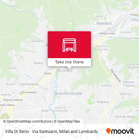 Villa Di Serio - Via Santuario map