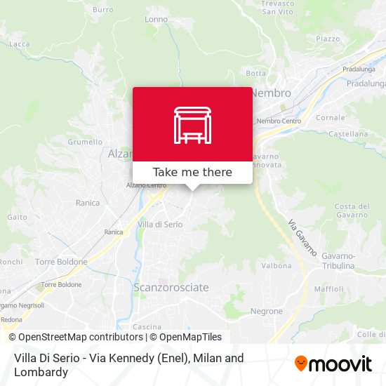 Villa Di Serio - Via Kennedy (Enel) map