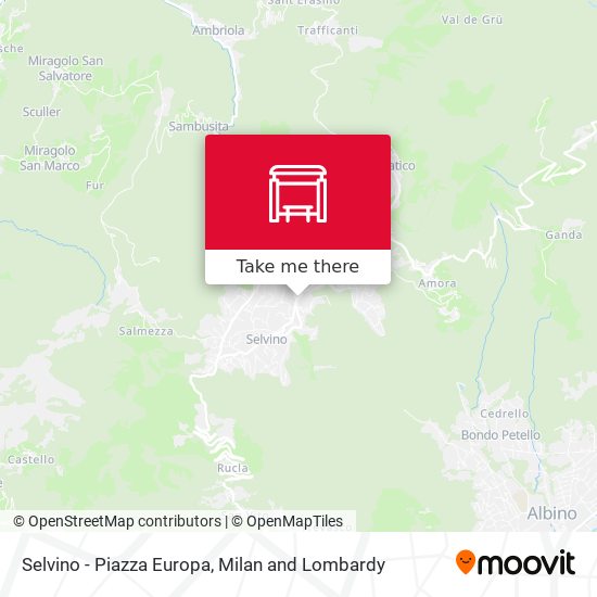 Selvino - Piazza Europa map