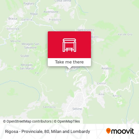 Rigosa - Provinciale, 80 map