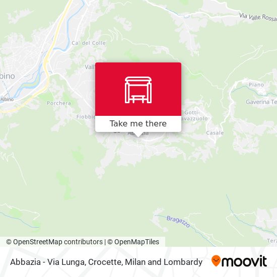 Abbazia - Via Lunga, Crocette map