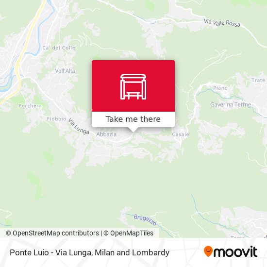 Ponte Luio - Via Lunga map