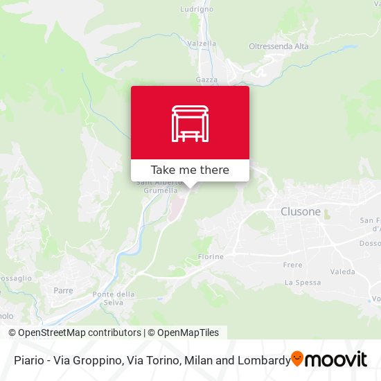 Piario - Via Groppino, Via Torino map