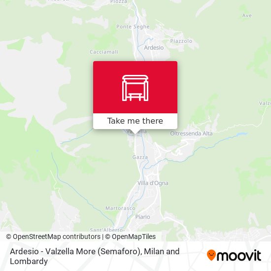 Ardesio - Valzella More (Semaforo) map