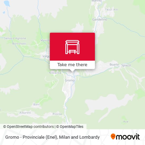 Gromo - Provinciale (Enel) map