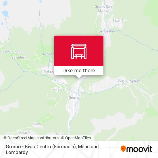 Gromo - Bivio Centro (Farmacia) map