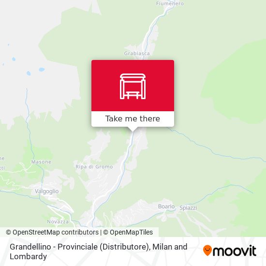 Grandellino - Provinciale (Distributore) map