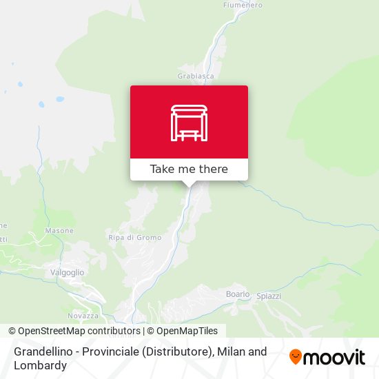 Grandellino - Provinciale (Distributore) map