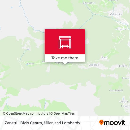 Zanetti - Bivio Centro map