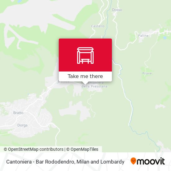 Cantoniera - Bar Rododendro map
