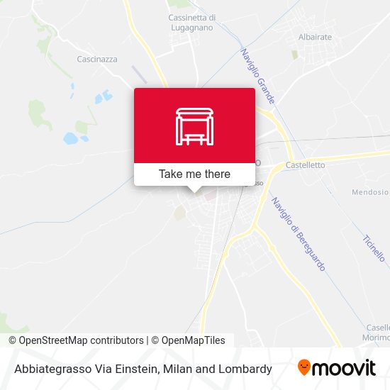 Abbiategrasso Via Einstein map