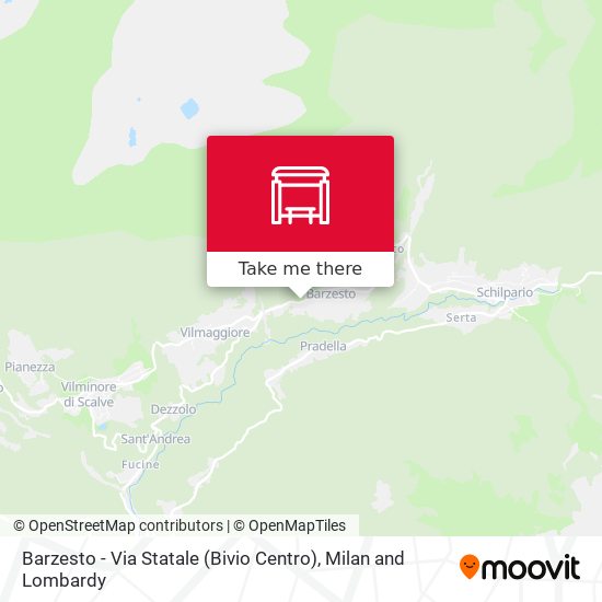 Barzesto - Via Statale (Bivio Centro) map