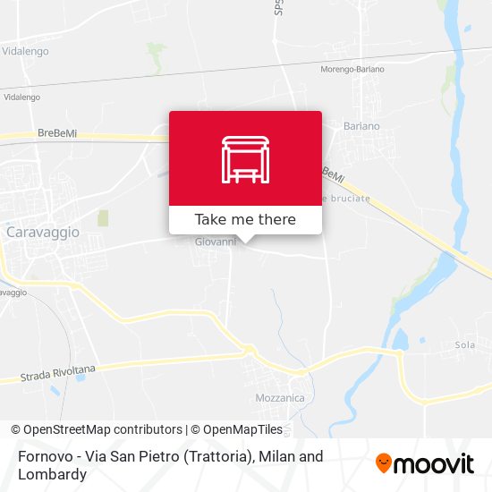 Fornovo - Via San Pietro (Trattoria) map