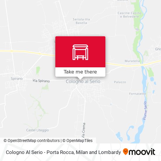 Cologno Al Serio - Porta Rocca map