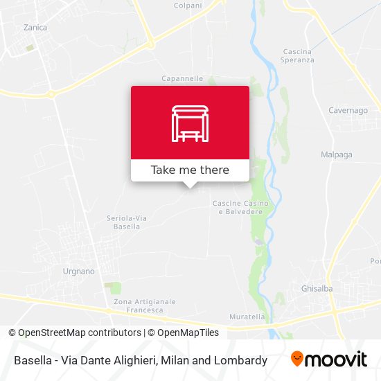 Basella - Via Dante Alighieri map