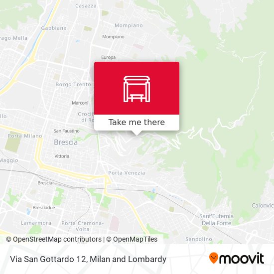 Via San Gottardo 12 map
